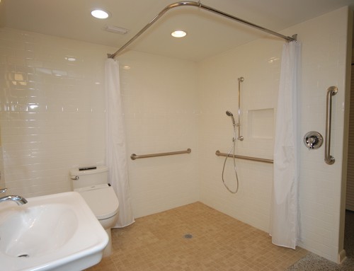 ADA Shower + Bathroom
