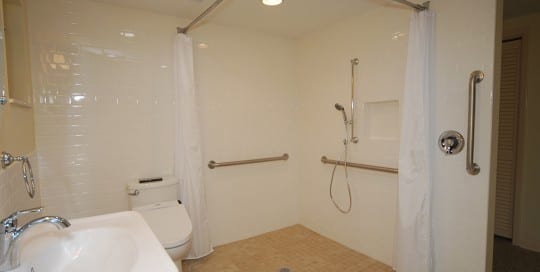 ADA Shower and Bathroom | Greaves Contruction